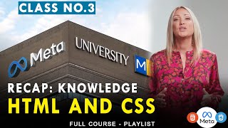 Recape: What Do You  Know About HTML & CSS | Course Introduction - Part:3 | HTML & CSS In Depth