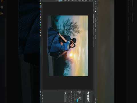 Pre-wedding poster Design || Photoshop #shorts #editing #photoshop