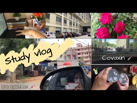 Study vlog | day 20 | covaxin | vaccination done 💉 | a day in the life of UPSC aspirant | polity📚