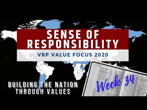 CRFV Filipino Value Broadccast: SENSE OF RESPONSIBILITY