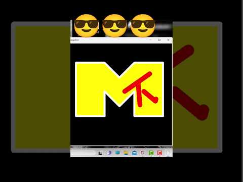 MTV Logo Transformed in Just 1 Minute. MTV logo using python