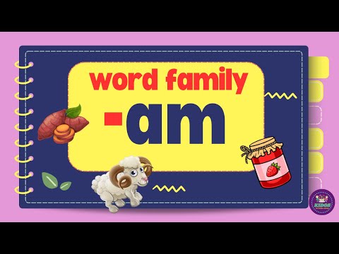 Word Family (-am )for kids (Word Families Series)