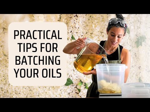 Small Batch Soap Making - How to Batch Your Oils