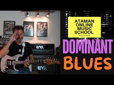 JAZZ GUITAR MASTER CLASS NO24 / DOMINANT BLUES