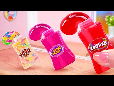 How to make fun and colorful miniature honey jelly with freeze fruit jelly