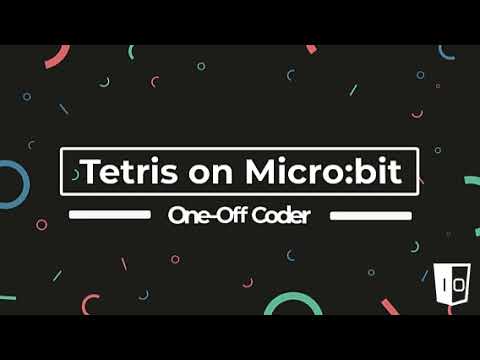 Programming Tetris on the micro:bit for summer camp 2021!