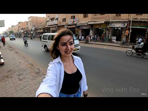 Google Veo 3 AI  - Giza Egypt - Vlog Day 17
