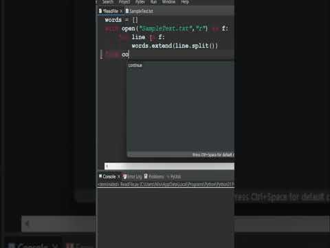 Python code to Count Most Frequent Words in a File #shorts #viral #python  #learntocode
