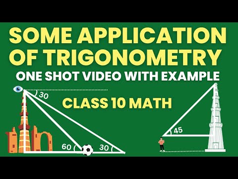 Application of trigonometry class 10 in one shot with Examples Ex 9.1 | Studywood