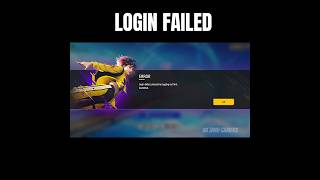 Free Fire Login Failed Problem? 😱 | 100% Working Fix!