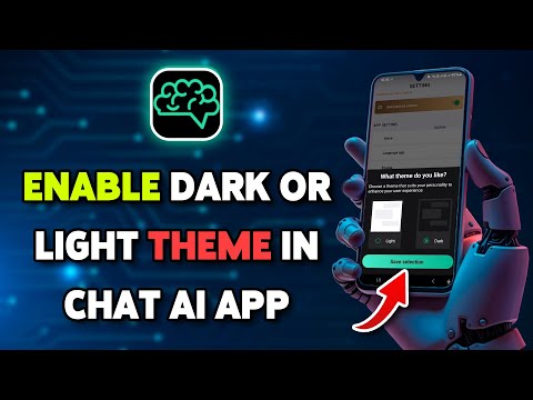 How To Enable Dark Or Light Theme In Chat AI App 2025 | Customize Chat AI Appearance