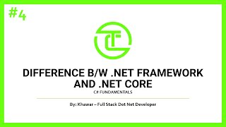 Difference between dot net framework and dot net core?