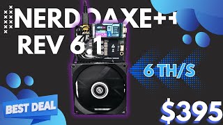 NerdQaxe++ Rev 6.1 | 6 TH/s Solo Bitcoin Miner