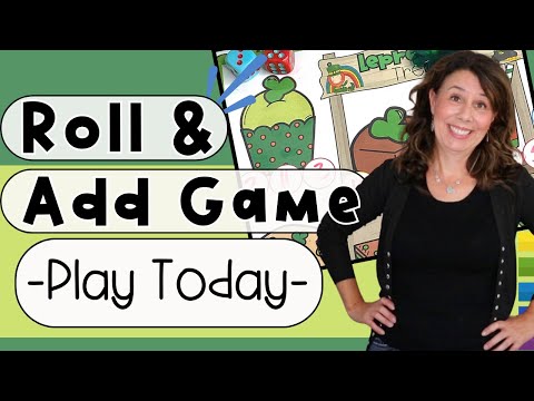 Leprechaun Treats – Roll, Add & Win! Math for Early Primary - Independent Addition Practice 2 Levels