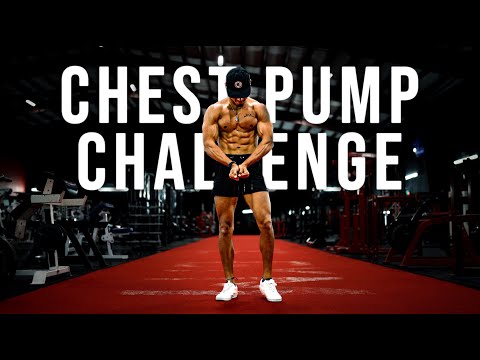 5 Min Chest Pump Challenge! | NO EQUIPMENT