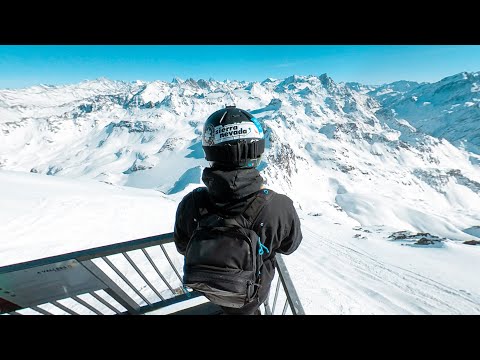 LARGEST SKI RESORT IN THE WORLD. Snowboarding in Verbier, Switzerland. GoPro Max / Insta360 One X