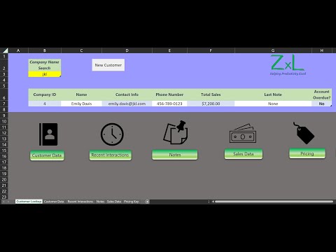 FREE CRM Template - Lots of Features with No Cost!