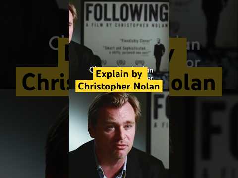 What is Christopher Nolan’s “following” about ? #christophernolan #cinematic #interview