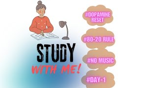 Negative to zero productivity||Day 1 of 21|| #studywithme #2024 #Day1