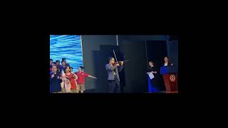 Calculus musical live violin performance at The American School
