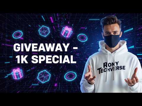RONY TECHVERSE 1K Giveaway | Win Premium Tools & Rewards!