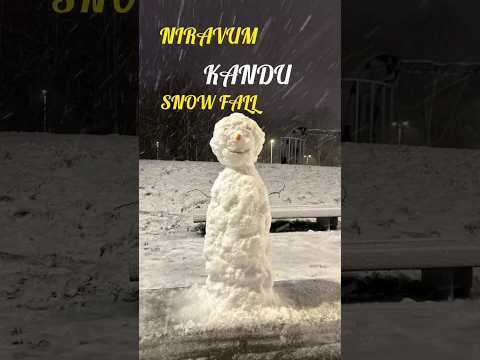 FIRST SNOWFALL IN 2025 | UK | CLUU CLUSEE PODI  #snowfall #coventry #explore
