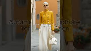 Autumn Chic Wardrobe for 55+ Women