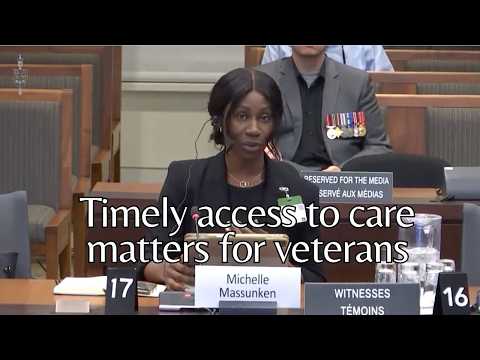 Timely Access to Care for Veterans | Michelle Massunken at the House of Commons