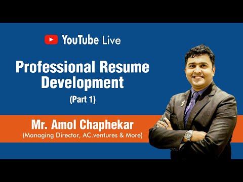Bharati Vidyapeeth (DU) - CDOE | Professional Resume Development
