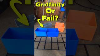 I tried and FAILED! Don't make my mistakes! #3dprinting #gridfinity #makingstuff #shorts