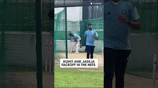 Rohit and Jadeja Faceoff In The Nets