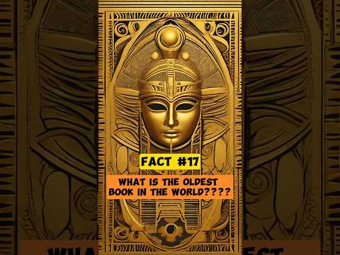 📚 Unearthing Ancient Wisdom: Exploring the Oldest Book in the World 🌍📜#shorts #fact #books