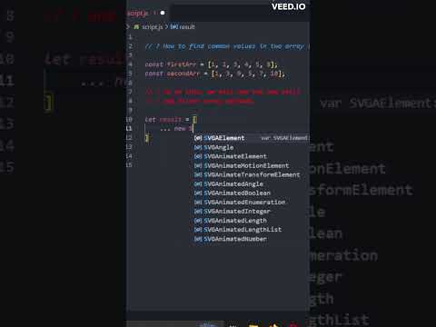 How to find the same value in two arrays in JavaScript #shorts