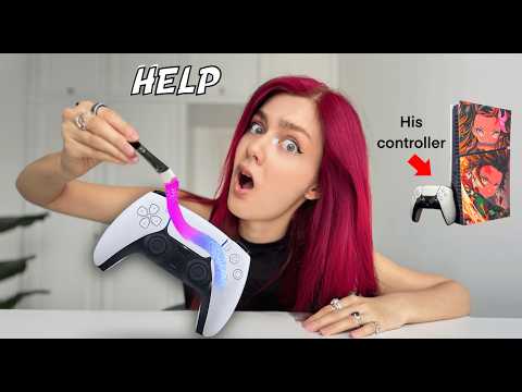 I SECRETLY customized bf’s PS5 controller for 16 Hours straight!