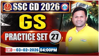 SSC GD GS Classes 2026 | SSC GD GS Practice Set 27 | SSC GD GS 2026 | GS By Sonveer Sir