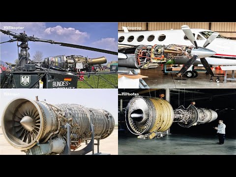 The Striking Differences Between Turbojet, Turbofan, Turboprop and Turboshaft in Aircraft Engines