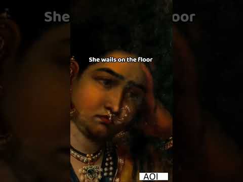 Pregnant Sita abandoned in forest #sita #ramayan #ytshorts #artistpainting#yt #art #fyp#ram#ramayan 