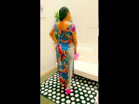 Kami Shade' Tye Dye T-Shirt Maxi Top