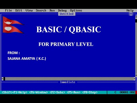 BASIC / QBASIC  INTRODUCTION