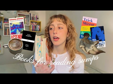 How to get out of a reading slump: advice & book recommendations