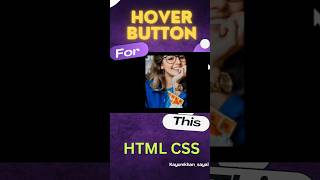 Hover button effect by using html css code snippet #coding #csshacks