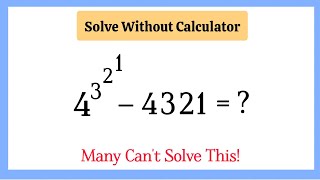 A Nice Exponential Maths Question | Maths Olympiad | How to solve this equation ⁉️