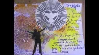 The Mystic Archetype art journal page