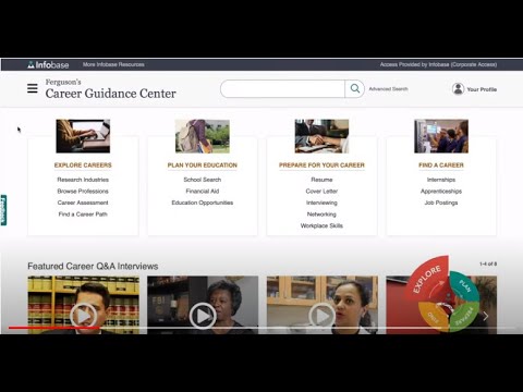 Ferguson's Career Guidance Center Overview Video
