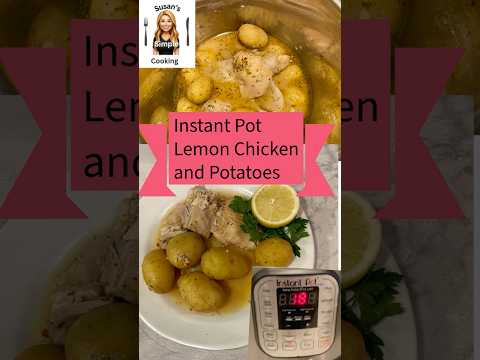 Instant Pot Lemon Chicken & Potatoes #onepotmeal #recipe #chickendishes #instantpotrecipe #dumpandgo
