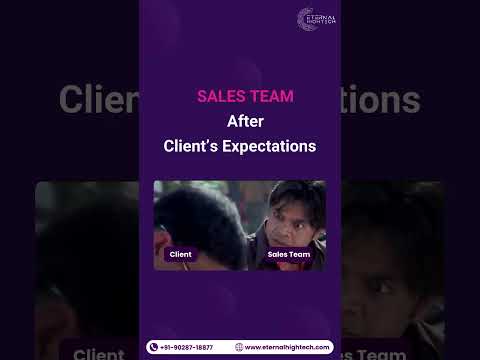 Sales Team Reaction after Client's Expectations! #eternalhightech