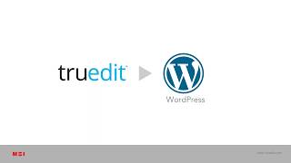 WordPress integration with TruEdit workflow