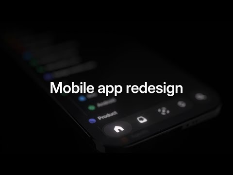 Mobile app redesign