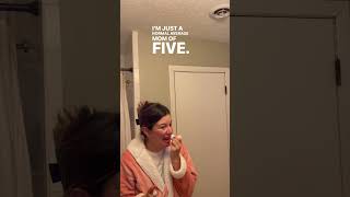 GRWM average mom of 5 | FULL video on my channel #dayinthelife #momlife #momof5