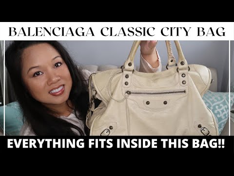 BALENCIAGA CLASSIC CITY BAG REVIEW | What fits in this bag? | What’s in my bag?
